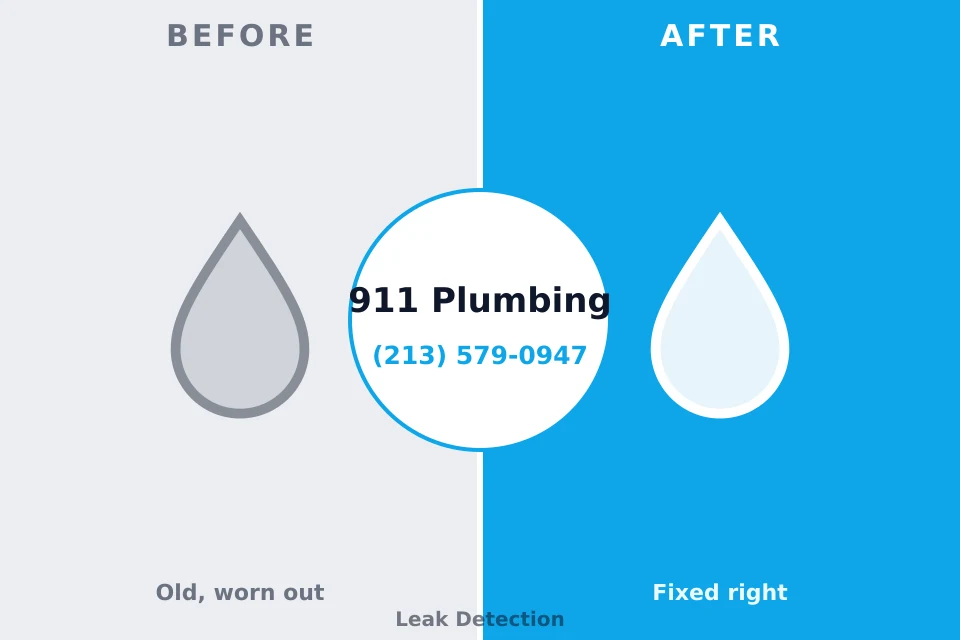 Before and after: plumbing repair Carlisle-Rockledge, AL